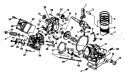 Page C Diagram and Parts List for 9704-0 3,500 XL Briggs and Stratton Generator